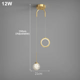 Nordic Luxury Crystal LED Chandelier Double Head Long Line Hanging Lamp For Home Decors Restaurant Bar Bedroom Pendant Lights