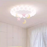 Children's Room Bubble Cloud Ceiling Light Color Star Moon Cloud Light Romantic Princess Room girl Bedroom Ceiling Lamps