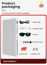 Red Light Therapy LED Touch Screen APP 480,590,630,660, 670, 810, 830, 850,1060nm Full Body Lamp PDT Infared Device Led Red Light Therapy Panel