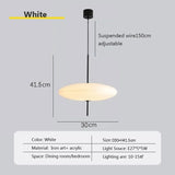 Nordic Flying Saucer LED Pendant Light - Modern UFO Design Hanging Lamp