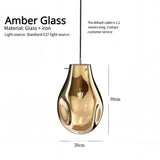 2026 Nordic Pocket Glass Chandelier Table Dining Kitchen Island Pendant Lights Minimalist Decor Lighting Suspension Design Fixtu