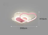 Nordic Ceiling Fan Lamp for Bedroom Kids Room Stylish Decor with Tiny LED Spotlights Ideal for Nursery and Children's