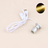 LED USB 5V 3W Led Spot Light Surface Mounted Cabinet Showcase Counter Jewelry Lamp Rotatable Angle Ceiling Mini Spotlight