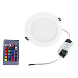Color Changing Led Downlights Ceiling Dimmable, LED Recessed Ceiling Lights RGBW Multicolor RGB Aluminum for home and bar KTV