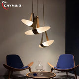 Nordic Designer Leather Ceiling Chandelier Dining Room Kitchen Bar Table Coffee LED Pendant Lamp Home Deco Bedroom Bedside Light