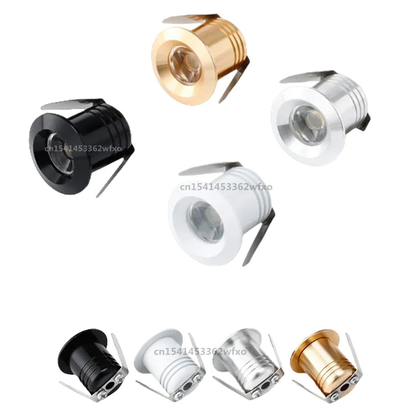 Dimmable LED Mini ceiling light 3W spotlight AC85-265V downlight COB anti-glare aluminum household commercial lighting bulb