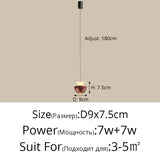 2026 New Bedside Led Pendant Lights Simple Bedroom Aisle Porch Cloakroom Small Chandelier Modern Home Indoor Decor Lighting Lamp