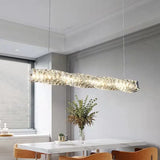 Modern Luxury K9 Crystal Led Dimmable Pendant Lights Living Dining  Room Ring Hanging Lamp Lustre Led Suspend Lamp Decor Fixture