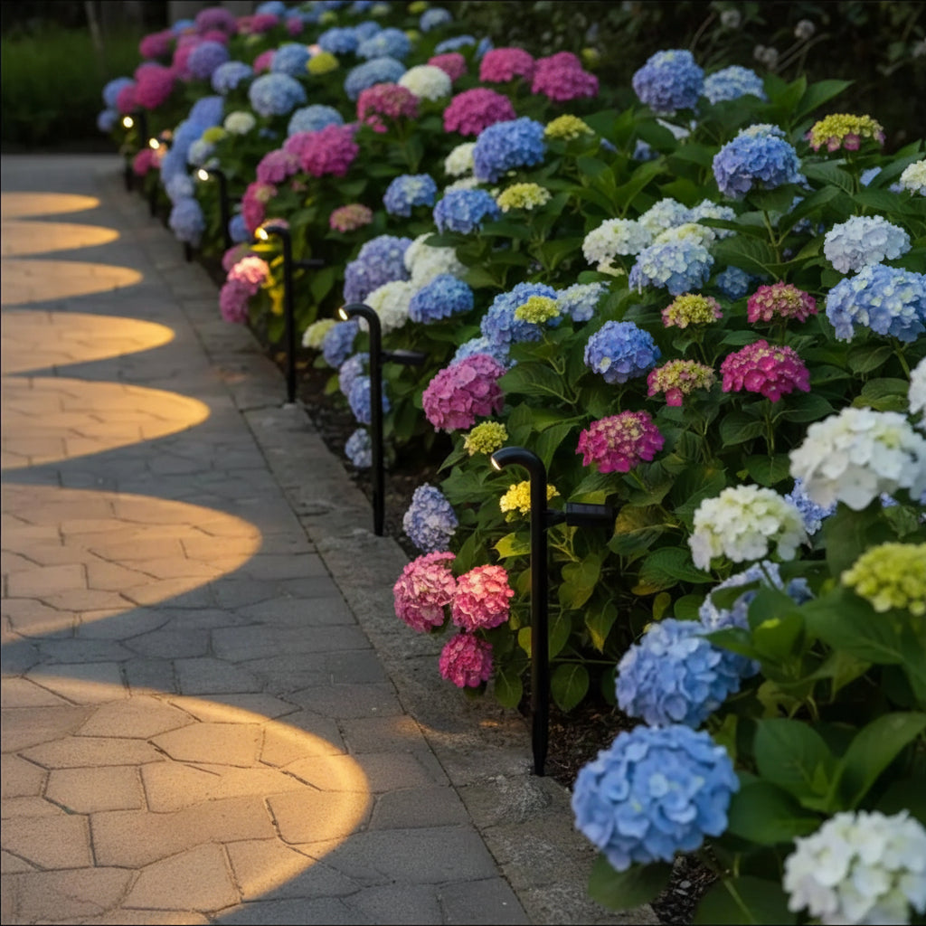 Solar Pathway Spotlight LED - Warm White Waterproof Landscape Lighting