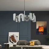 Nordic Creative U Shaped Pendant Light Restaurant Living Room Bedroom Personalized Minimalist Led Designer Decorative Chandelier