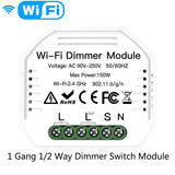 Wi Fi Smart Light Dimmer Module / Switch Module Smart Life Tuya APP Remote Control Work via Alexa Google Home 1/2 Way 1/2 Gang