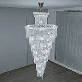 Luxury Crystal Chandeliers Lights Ceiling Light Fixture Decorate Living Room Loft Stairs Pendant Lights Lighting Lamps Żyrandol
