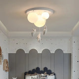 Novelty Pendant Light for Bedroom Children Kids Cartoon Hanging Lamp Balloon Bear Ceiling Chandeliers Modern Led Creative School