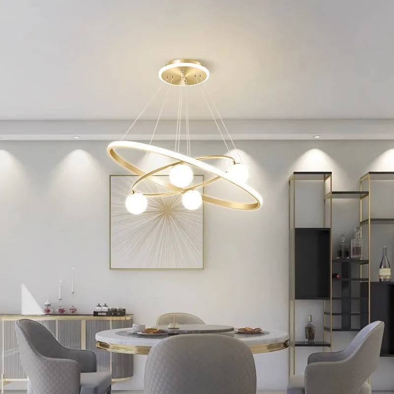 Home Decoration Chandelier Dining Room Pendant Lights Indoor Lighting Light Fixture Ceiling Lamps Salon Fancy Indoor Lighting
