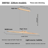 Zen-Style Ancient-Style Black Walnut Solid Wood Long Strip Lamp For Restaurant New Chinese-Style Tea Room - Office Pendant Lamp