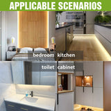 5M PIR Led Motion Sensor LED Strip Lamp 5V Led Under Cabinet Lamp Tape Ribbon Diode Light Battery Powered TV Backlight Lighting