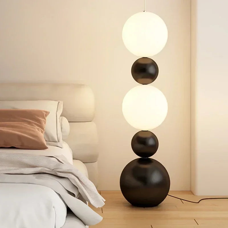 Italian Designer Medieval Art Gourd LED Floor Lamp Bedroom Study Living Room Sofa Standing High-end Atmosphere Decorative Light