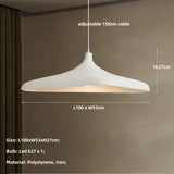 Japanese Wabi-Sabi LED Pendant Light - Organic E27 Ceiling Chandelier