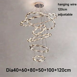 Chrome Modern Crystal Chandelier - Luxury LED Hanging Light for Living Room