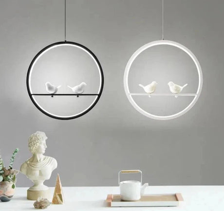 Nordic modern LED pendant lights Vintage loft bird chandeliers bedroom kitchen Dining room home decors Hanging lamp luminaire