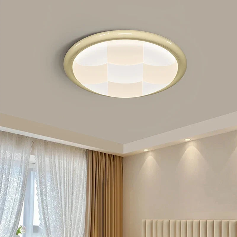 2025 Modern Led Living Room Ceiling Lamps Simple Cream Style Ceiling Lights Atmospheric Home Indoor Lighting Whole House Fixture