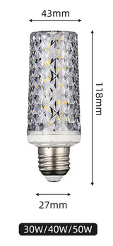 E14 E27 Led Corn Bulb 24W 30W 40W 50W Lamp Chandelier Decorative Living Light SMD5730 Chip Small Warm Replace Halogen Home Room