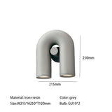 Nordic Creative U Shaped Pendant Light Restaurant Living Room Bedroom Personalized Minimalist Led Designer Decorative Chandelier
