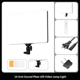 LED Fill Lamp Video Light Panel Bi-color 2700k-5700k Photography Lighting Live Stream Photo Studio Light with Tripod Stand