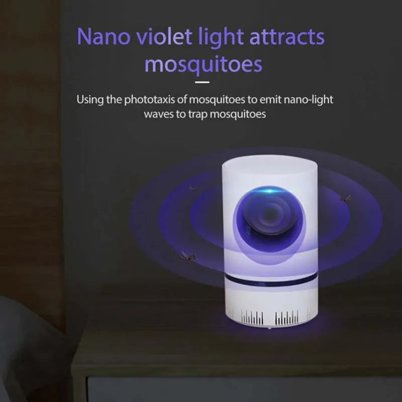 Electric Mosquitoes Killer Lamp Indoor USB Mosquitoes Trap Light Lamp Suction Indoor Attractant Fly Trap For Mosquitoes