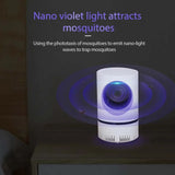 Electric Mosquitoes Killer Lamp Indoor USB Mosquitoes Trap Light Lamp Suction Indoor Attractant Fly Trap For Mosquitoes