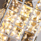 Luxury Dimmable Crystal LED Wall Lamp - Eye-Care Modern Sconce Light Fixture for Bedroom Bedside, Living Room & Study