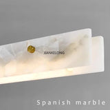 Modern Luxury Style Marble LED Chandelier For Dining Room Kitchen Bedroom Gold Decoration Pendant Lamp Design Suspension Light