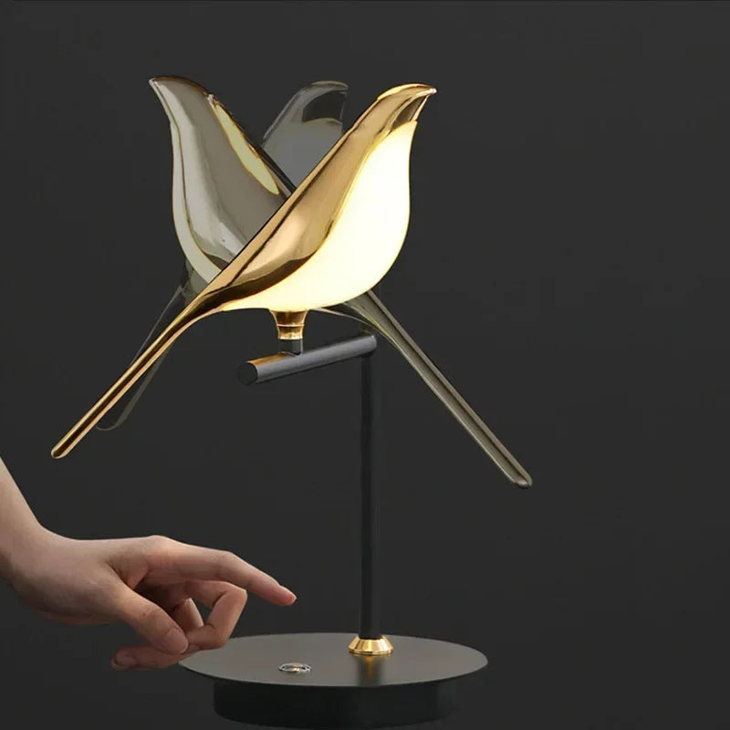 Modern Magpie Ceiling Chandelier Bedroom Bird Led Lighting Creative for Living Dining Table Lamps Room Home-appliance Decoration