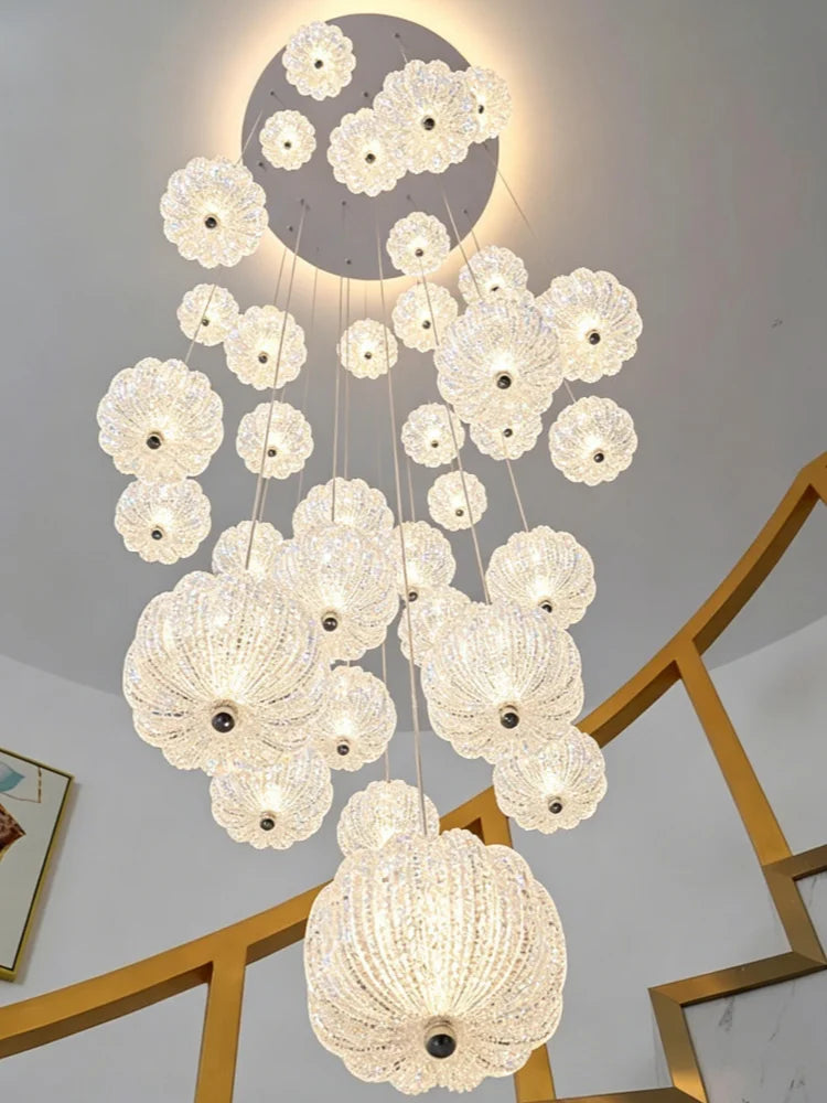 2026 Modern LED Crystal Chandelier - Luxury Ceiling Hanging Light