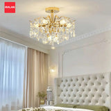 French Ceiling Lamps Luxury Crystal Pendant Light for The Living Room LED Interior Luster Home Decoration Hanging Light
