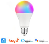 Tuya Smart Wi-Fi Led Bulb 9/15W RGBCW LED Light Dimmable Lightbulbs Works With Alexa Google Home Voice Control Magic LED Lamp