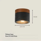 Travertine Stone LED Ceiling Lamp Aisle Corridor Light Fixture For Living Room Dining Room Bedroom Decor Chandelier Ceiling Lamp