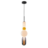 Nordic Colored Glass Pendant Lights Designer Poma Hanging Lamp Candy Glass Restaurant Bar Light Fixture Bedroom Bedside Lampara's