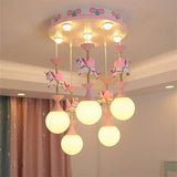 Cute ceiling light Fantasy Children's Bedroom Chandeliers Modern Creative LED lamp with animal Living Room girls bed room light