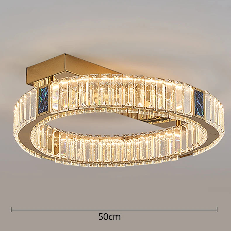home decorationPendant lights, luxury crystal living room chandelier, bedroom Pendant lamp, ceiling light, indoor lighting