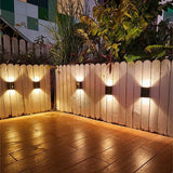 Solar Up and Down Wall Light - Modern Outdoor Waterproof Garden Street Lamp