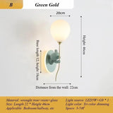 Creative Cartoon Balloon Wall Lamp - Pink & White Princess Room LED Light