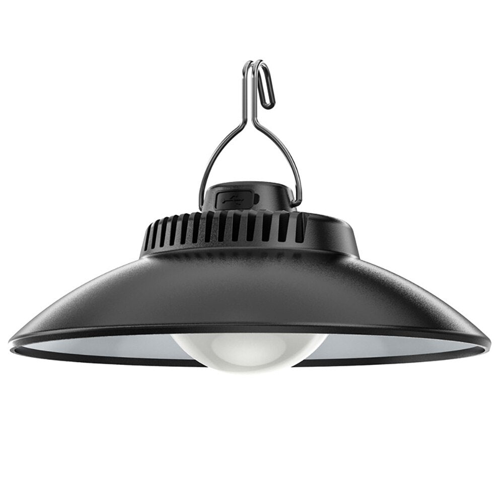 Warm Light Working Light 2 Modes Flashlight USB Recharge Lantern Outdoor Camping Light Hook Light Emergency Torch Lamp