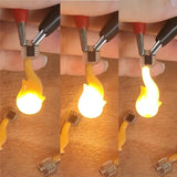 DC 3V–5V LED COB Flame Filament Diodes (1–100 PCS Wholesale) - Warm White 2200K Candle Flickering Light for DIY Christmas & Party Decor