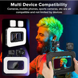Handheld Magnetic Fill Light Pocket Size - Portable LED Ring Light for Phone