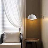 Hand Swept Sensor Pendant Light Cream Style Bedroom Bedside Eye Protection Light, Extendable Restaurant Bar Hanging Line Light