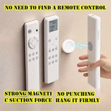 3/6Pcs No-Drill Magnetic Remote Control Holder - Wall Mount Organizer for TV & AC