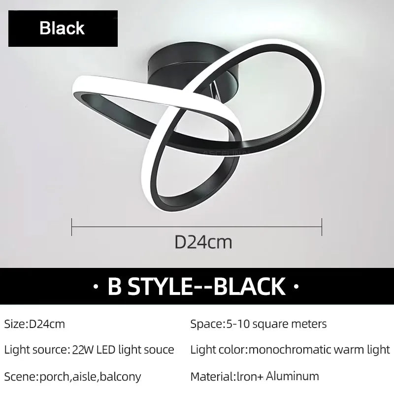 Modern LED Ceiling Light LED Switch Control For Aisle Entrance Bedroom Living Room Corridor Light Balcony Lights Home Decoration