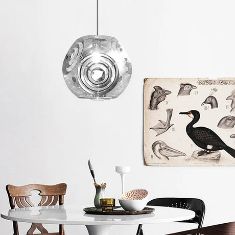 Minimalism Chandeliers Design Modern LED Luster Indoor Round Lighting Fixtures Art Caterpillar Gallery for Dinning Table