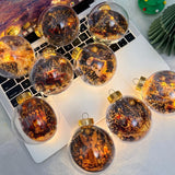 Glowing Christmas Snow Globe Christmas Decorations 2026 Xmas Tree Santa Christmas Bell Christmas Accessories Navidad Gifts